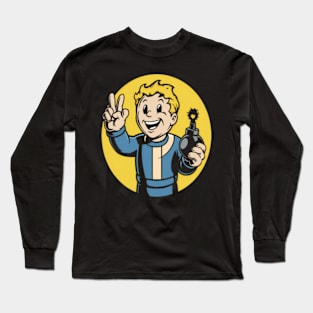 Funny Vault Boy Long Sleeve T-Shirt